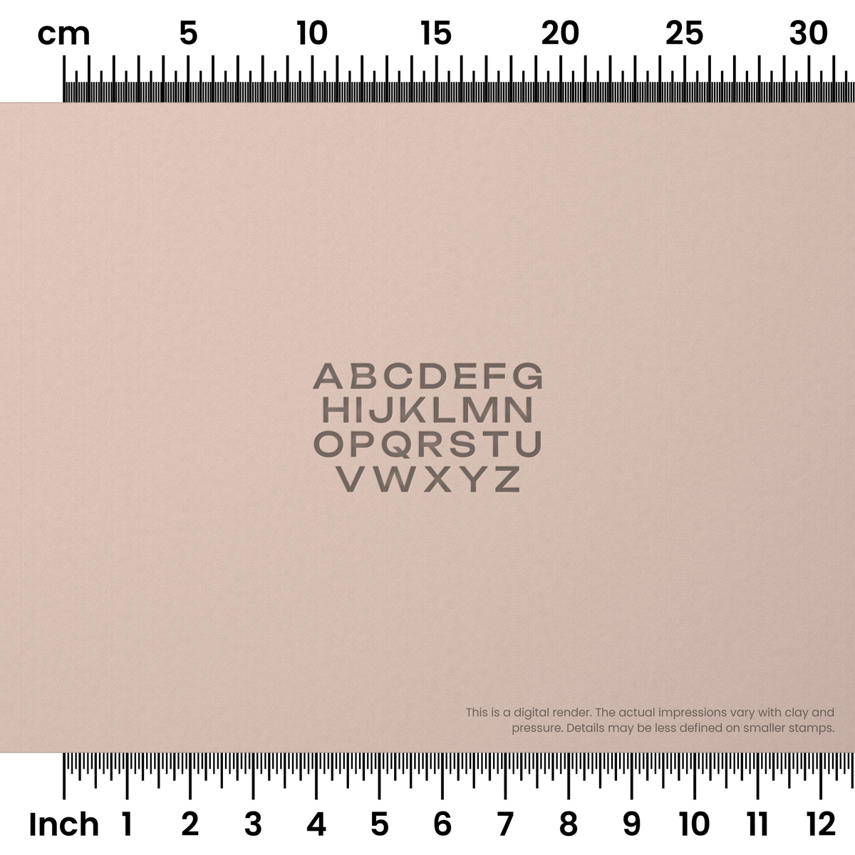 Unbounded | All Caps | Alphabet Stamp Sets - Ceramind® Tools