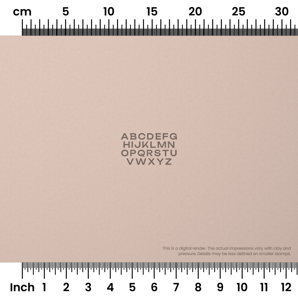 Unbounded | All Caps | Alphabet Stamp Sets - Ceramind® Tools