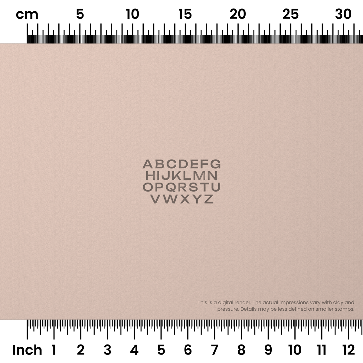 Unbounded | All Caps | Alphabet Stamp Sets - Ceramind® Tools