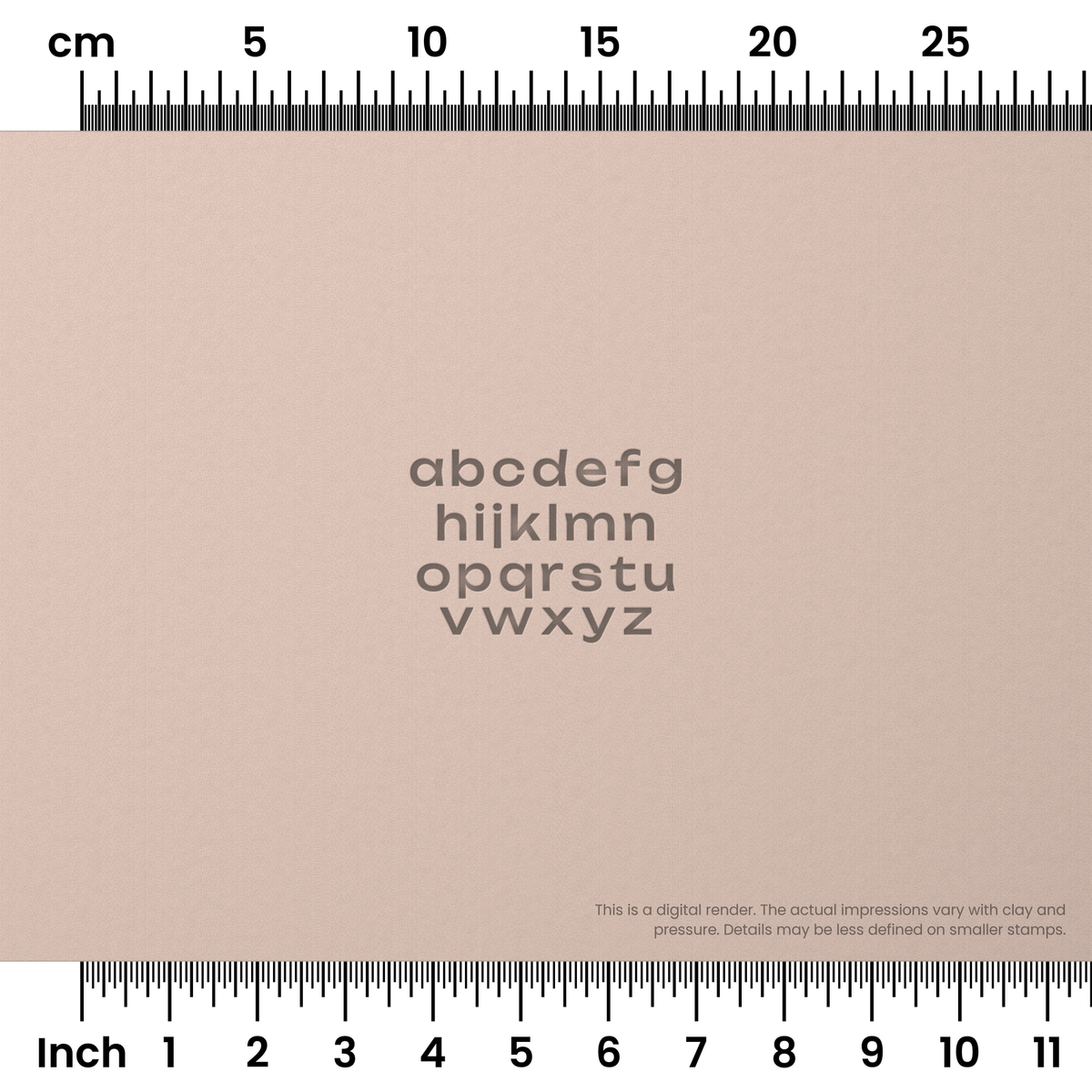 Unbounded | Lowercase | Alphabet Stamp Sets - Ceramind® Tools