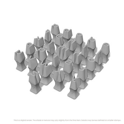 Unbounded | Lowercase | Alphabet Stamp Sets - Ceramind® Tools