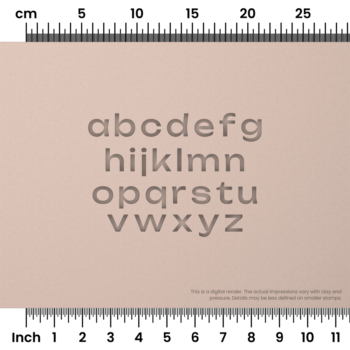 Unbounded | Lowercase | Alphabet Stamp Sets - Ceramind® Tools
