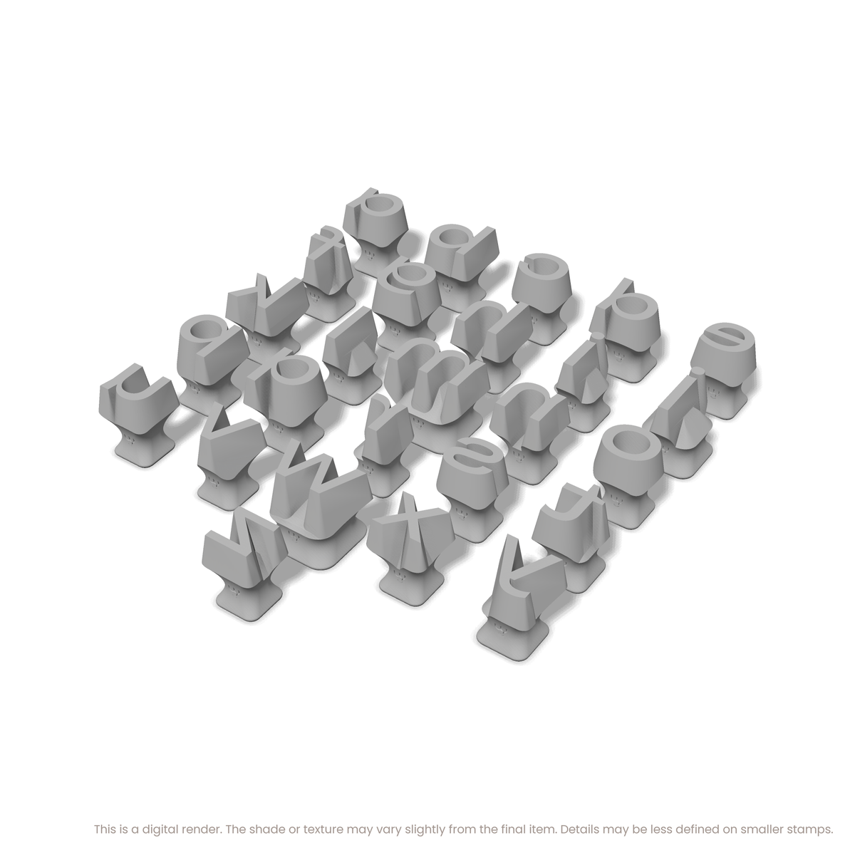 Unbounded | Lowercase | Alphabet Stamp Sets - Ceramind® Tools