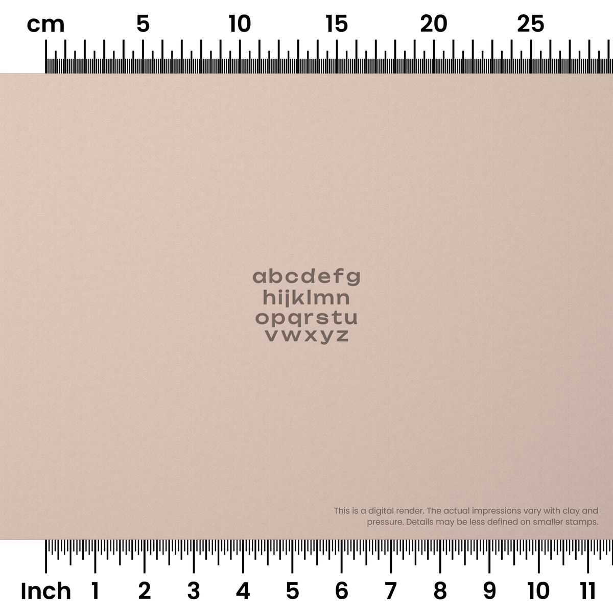 Unbounded | Lowercase | Alphabet Stamp Sets - Ceramind® Tools