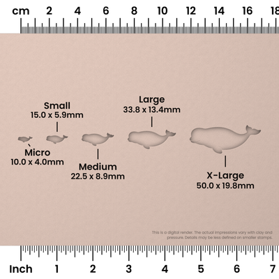 Beluga Whale Stamps - Ceramind® Tools