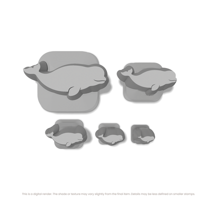 Beluga Whale Stamps - Ceramind® Tools