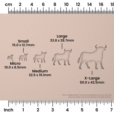 Bull Stamps - Ceramind® Tools