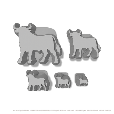 Bull Stamps - Ceramind® Tools