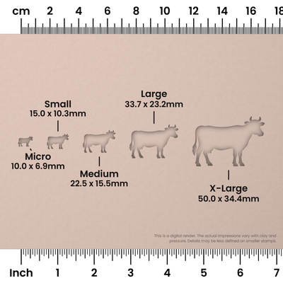 Cow Stamps - Ceramind® Tools