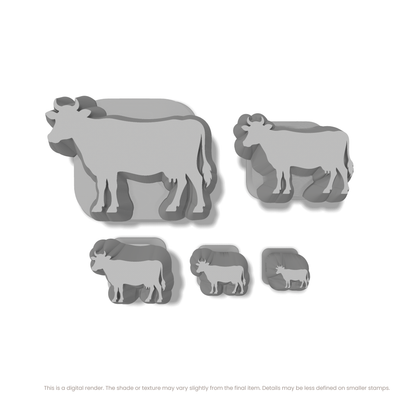 Cow Stamps - Ceramind® Tools