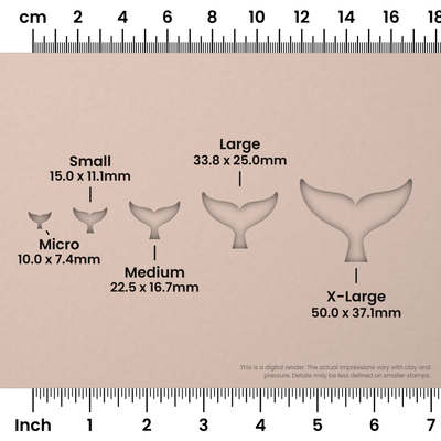 Whale Fluke Stamps - Ceramind® Tools