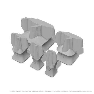 Humpback Whale Stamps - Ceramind® Tools