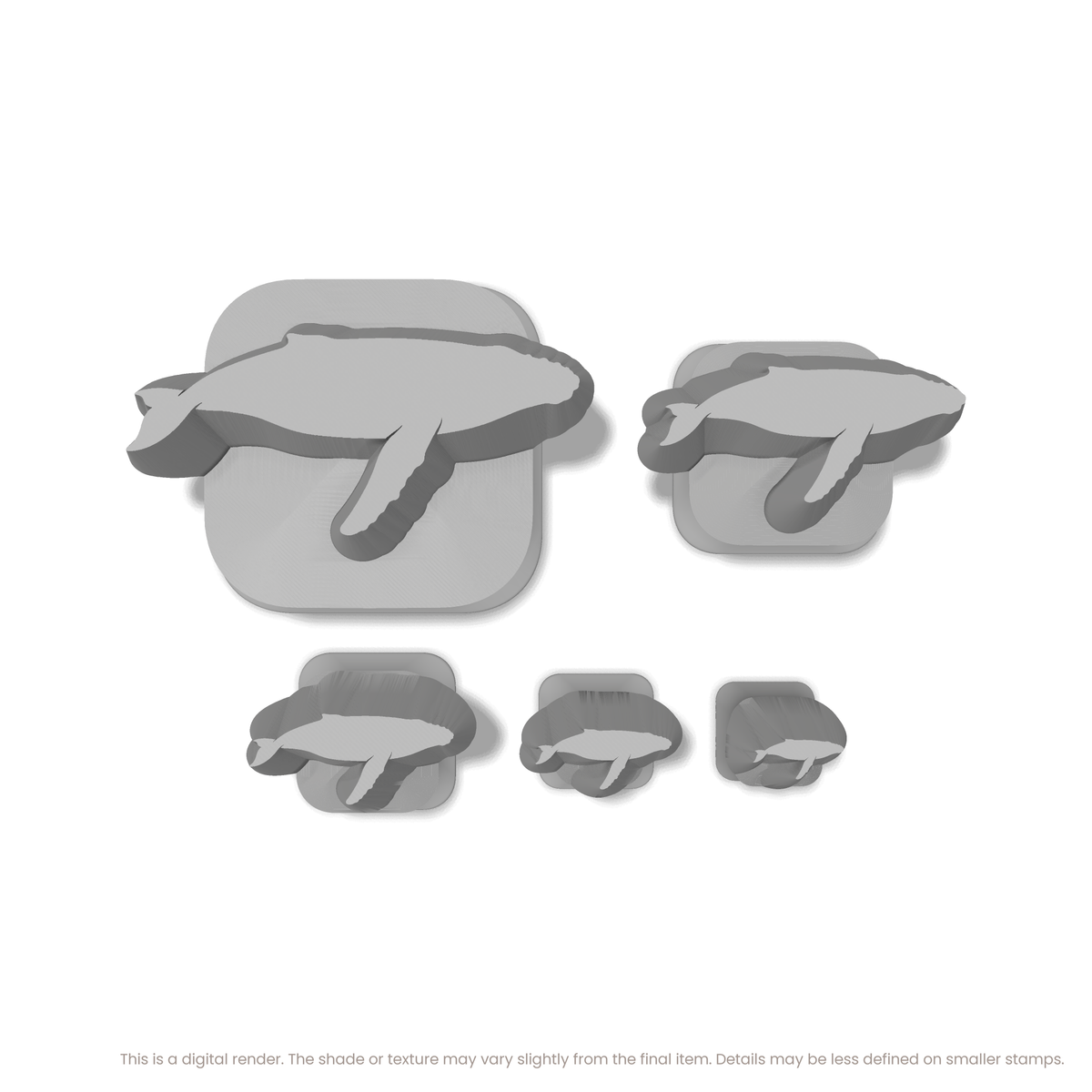 Humpback Whale Stamps - Ceramind® Tools