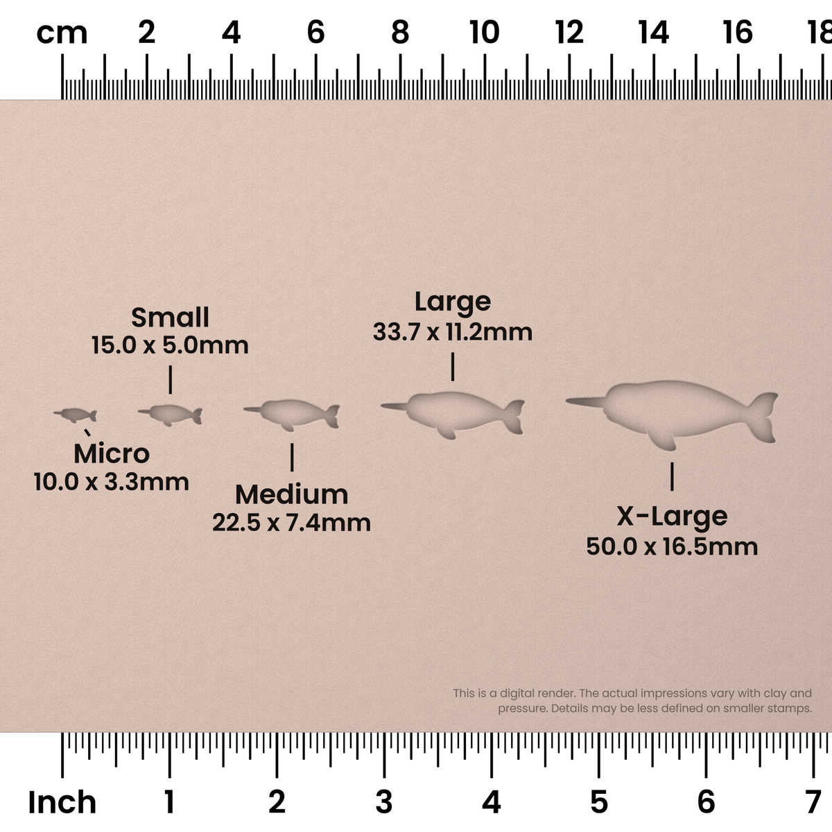 Narwhal Stamps - Ceramind® Tools
