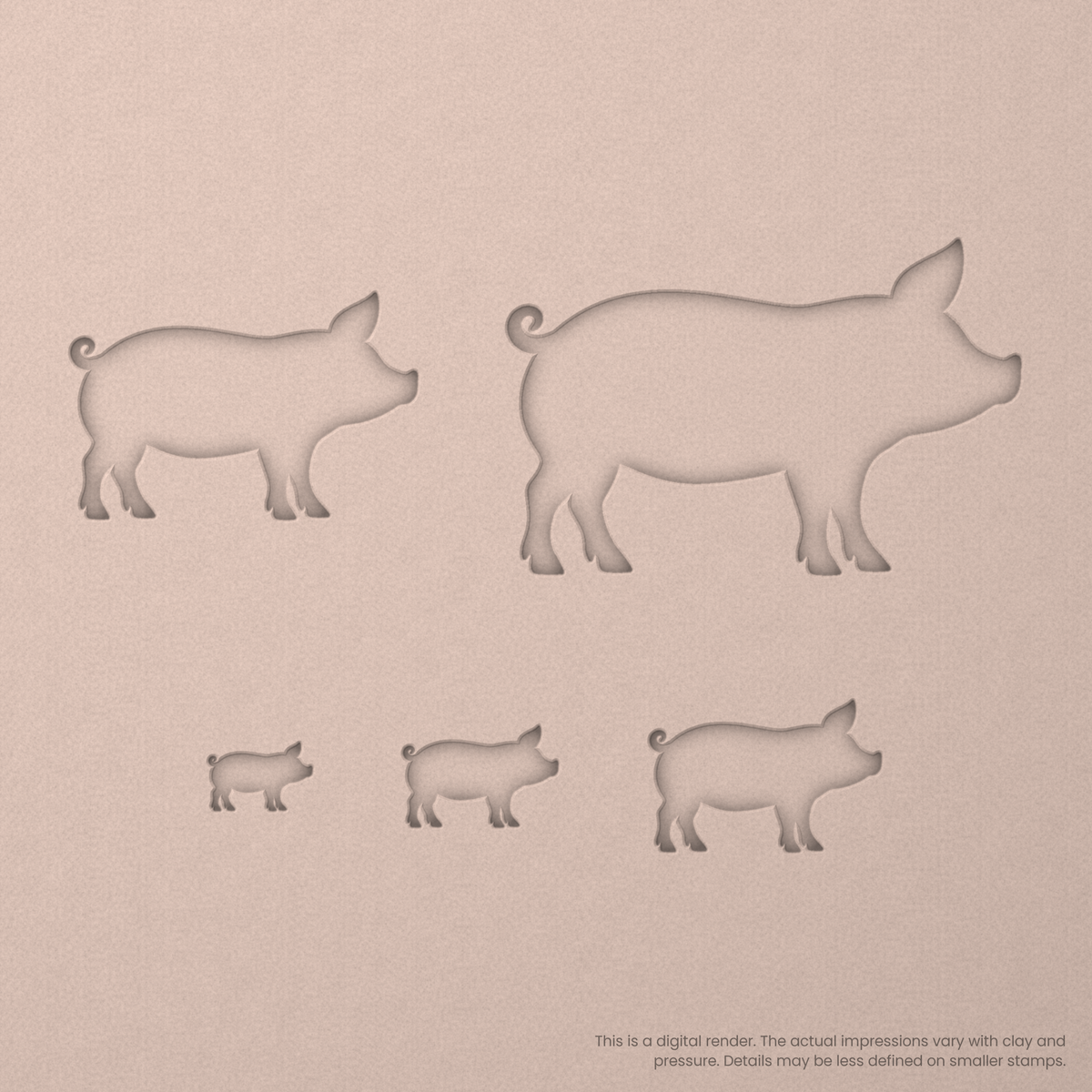 Pig Stamps - Ceramind® Tools