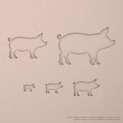 Pig Stamps - Ceramind® Tools