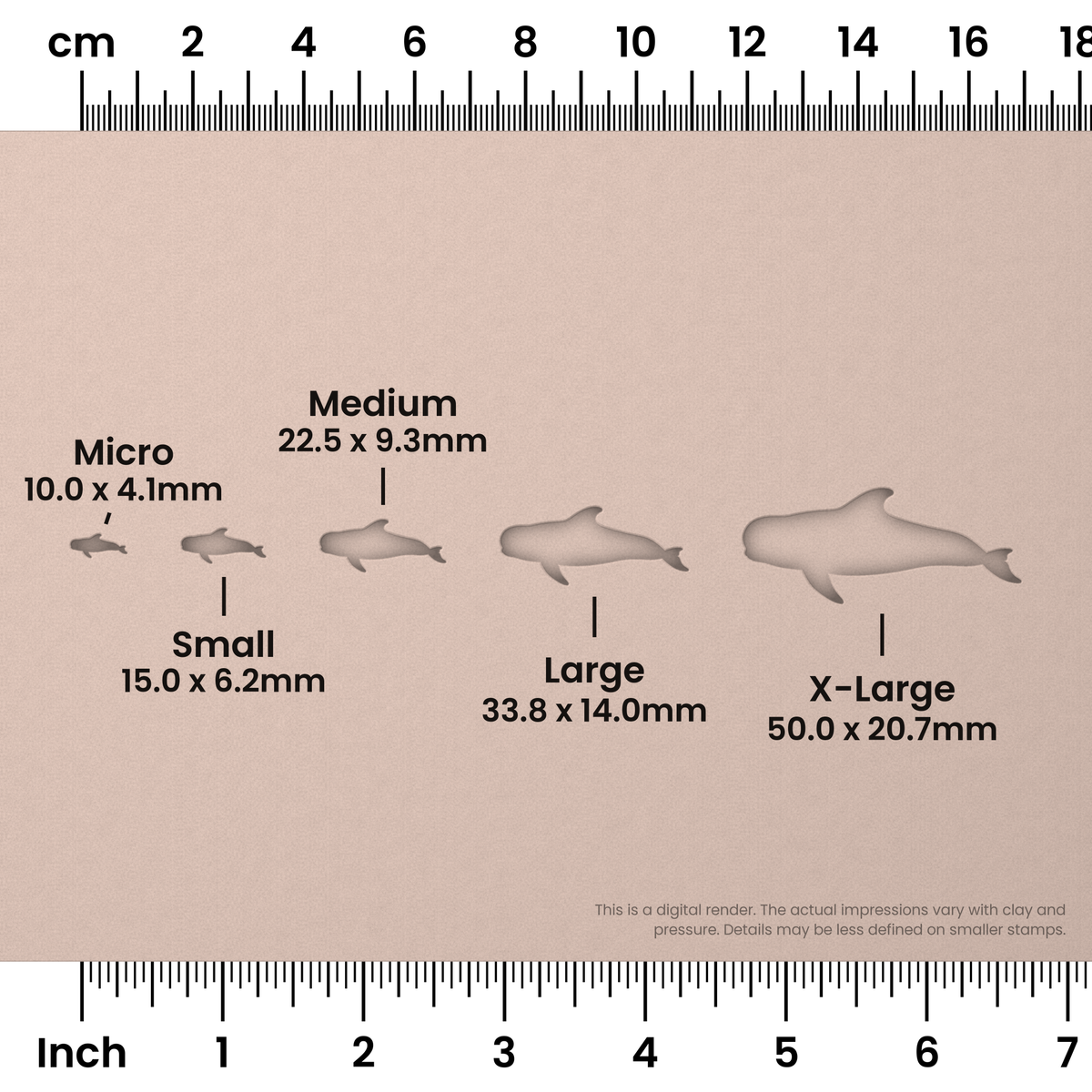Pilot Whale Stamps - Ceramind® Tools