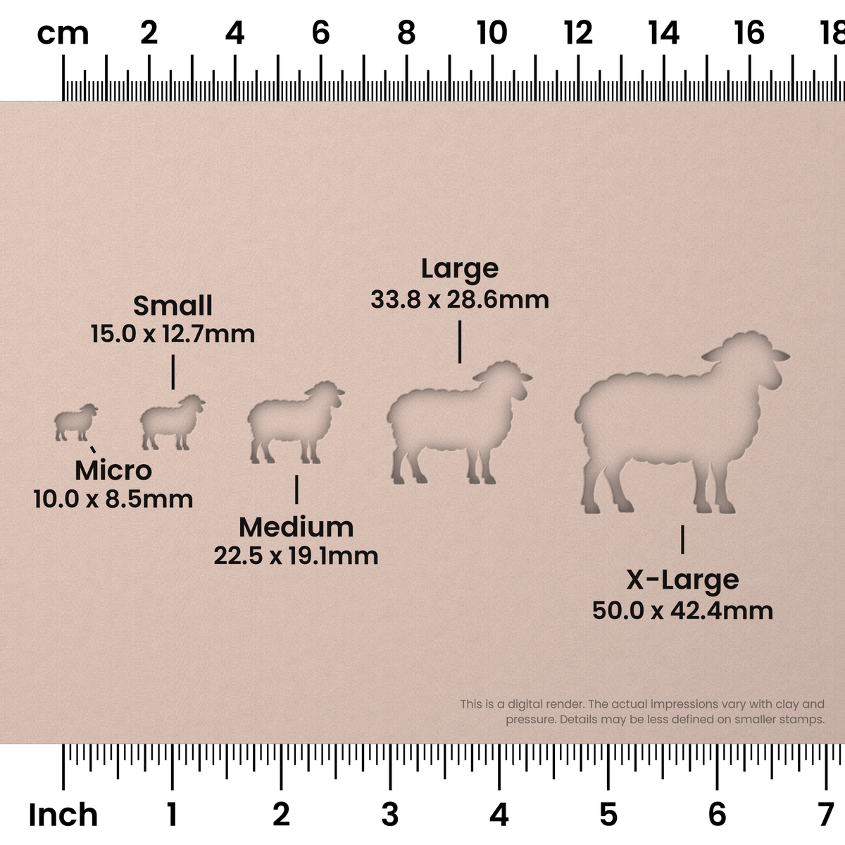 Sheep Stamps - Ceramind® Tools