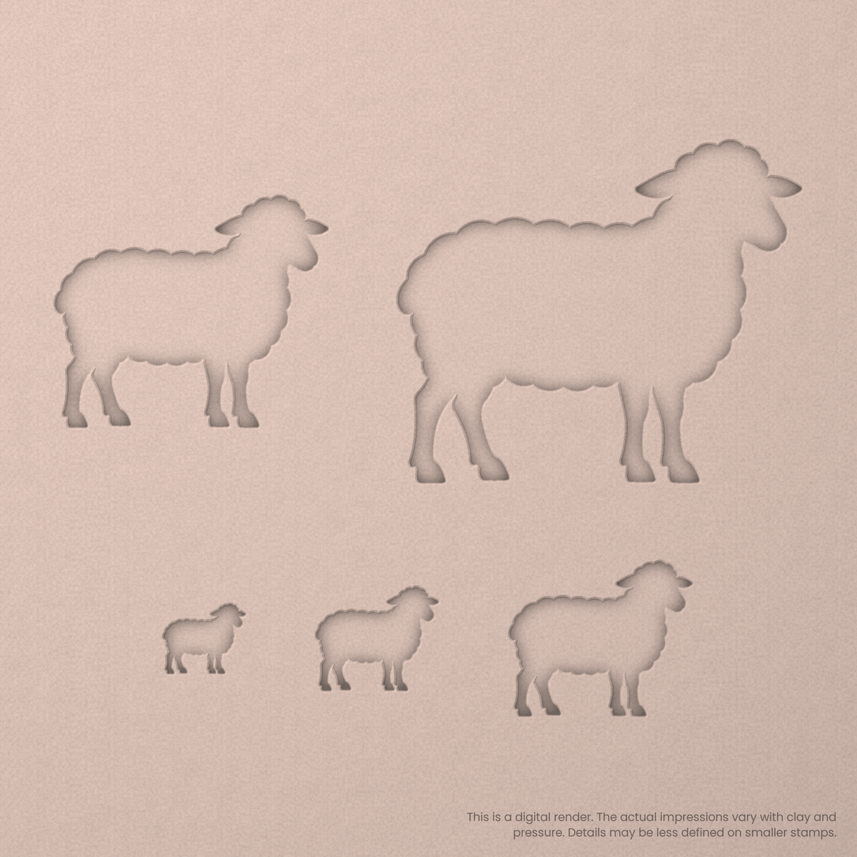 Sheep Stamps - Ceramind® Tools