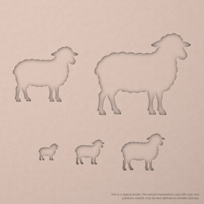 Sheep Stamps - Ceramind® Tools