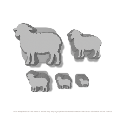 Sheep Stamps - Ceramind® Tools