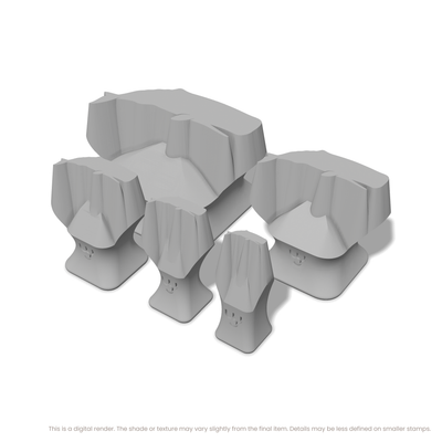 Sperm Whale Stamps - Ceramind® Tools