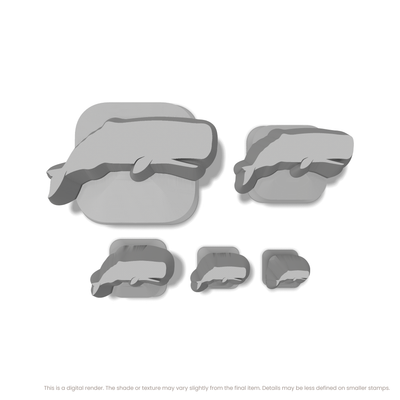Sperm Whale Stamps - Ceramind® Tools