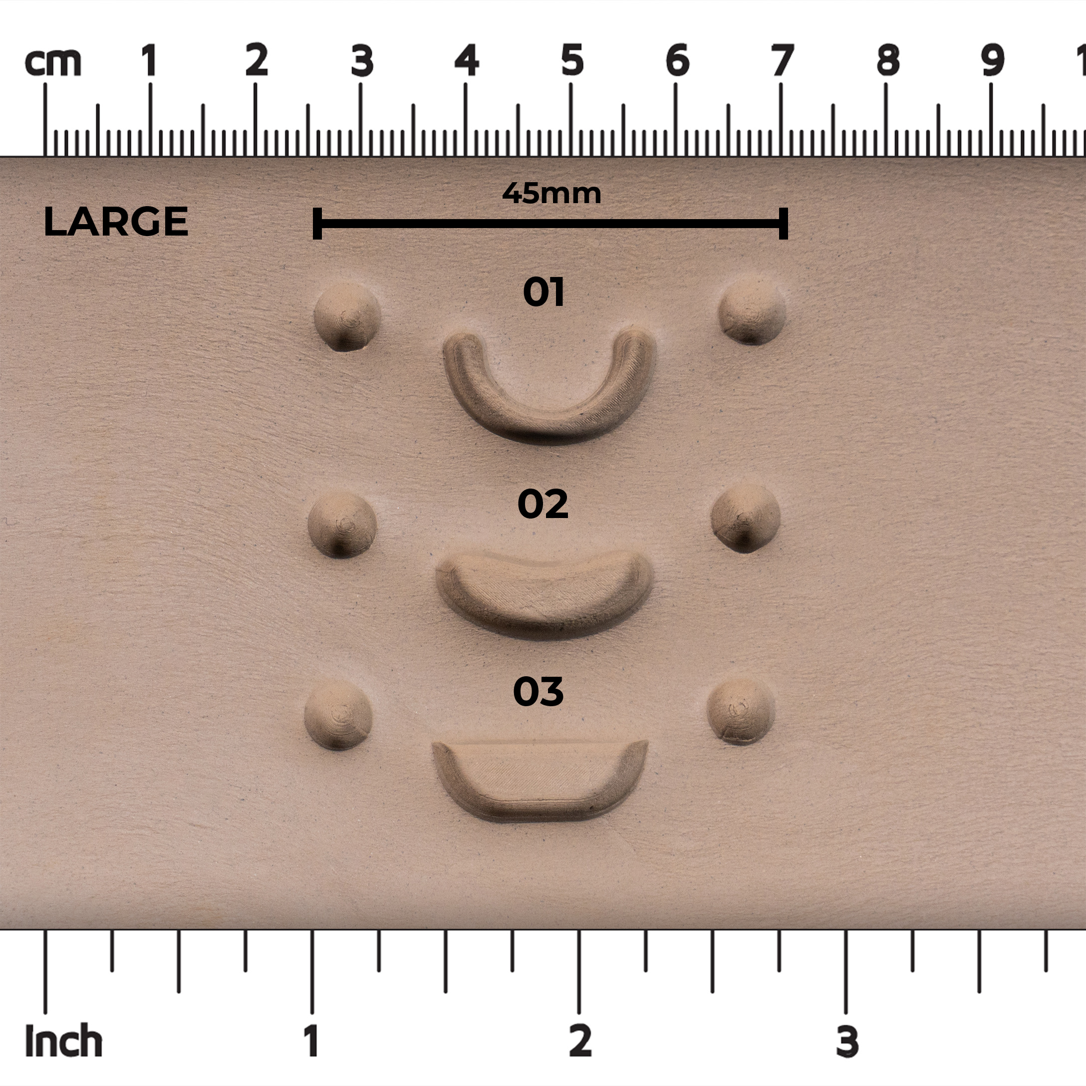 Gesichtsausdrücke-Stempelset