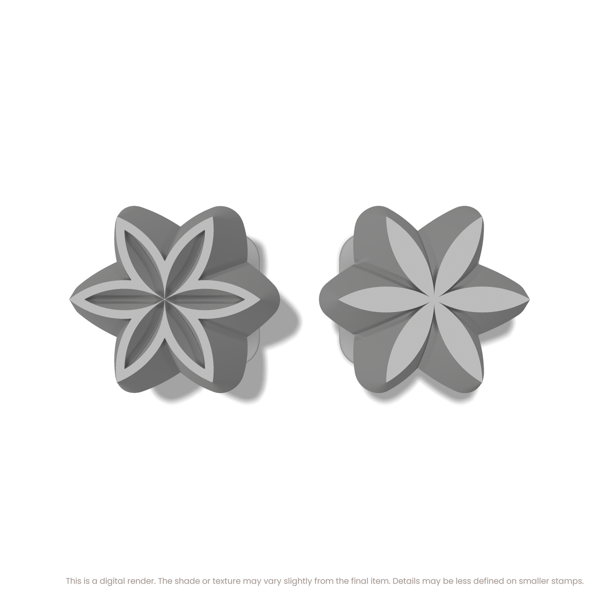 Flower of Life Stamp Set: Star, 2 Petals Wide - Ceramind® Tools