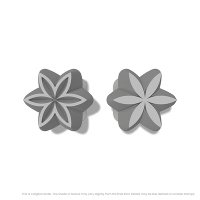 Flower of Life Stamp Set: Star, 2 Petals Wide - Ceramind® Tools