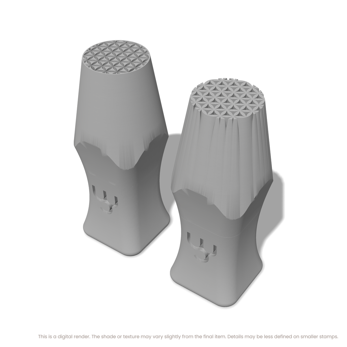Flower of Life Stamp Set: Circle, 6 Petals Wide - Ceramind® Tools