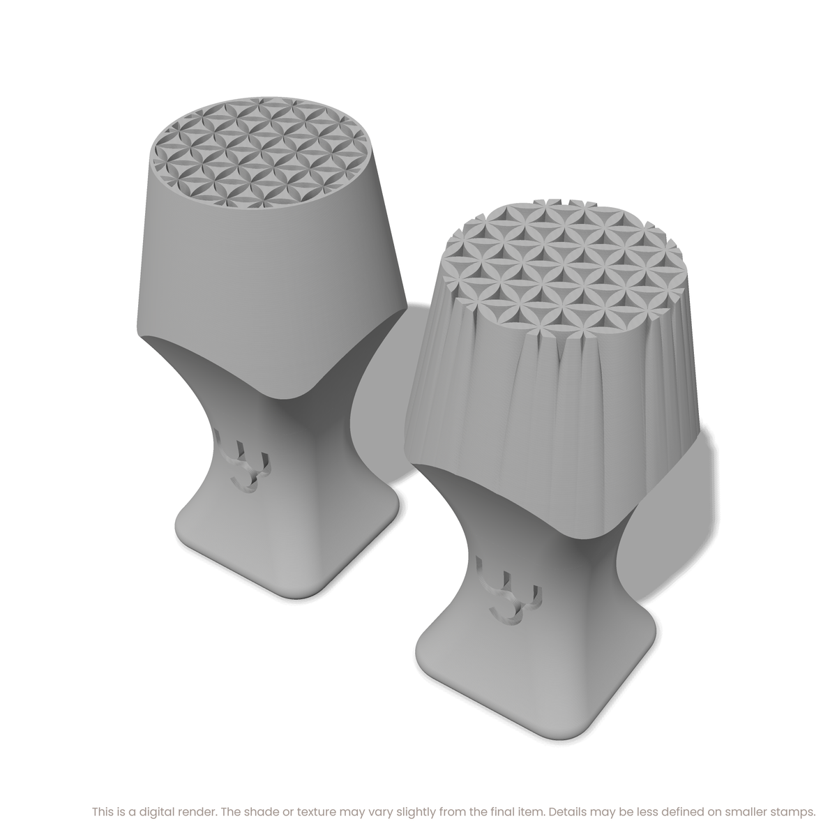Flower of Life Stamp Set: Circle, 6 Petals Wide - Ceramind® Tools
