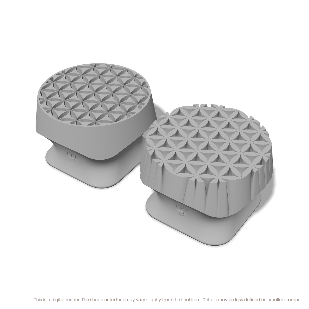 Flower of Life Stamp Set: Circle, 6 Petals Wide - Ceramind® Tools