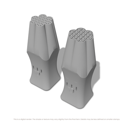 Flower of Life Stamp Set: Seven Circle, 6 Petals Wide - Ceramind® Tools