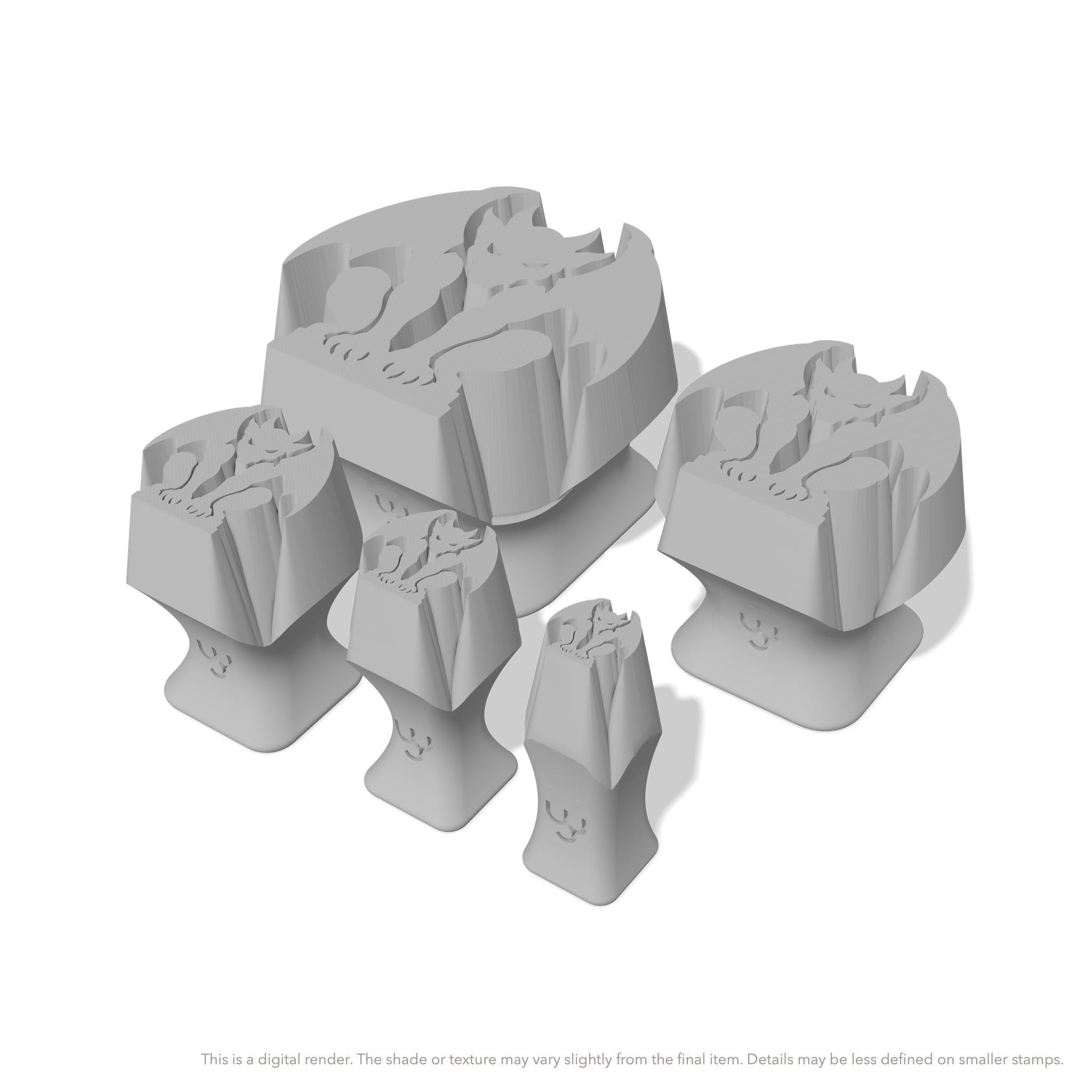 Halloween Gargoyle (Front View) Stamps