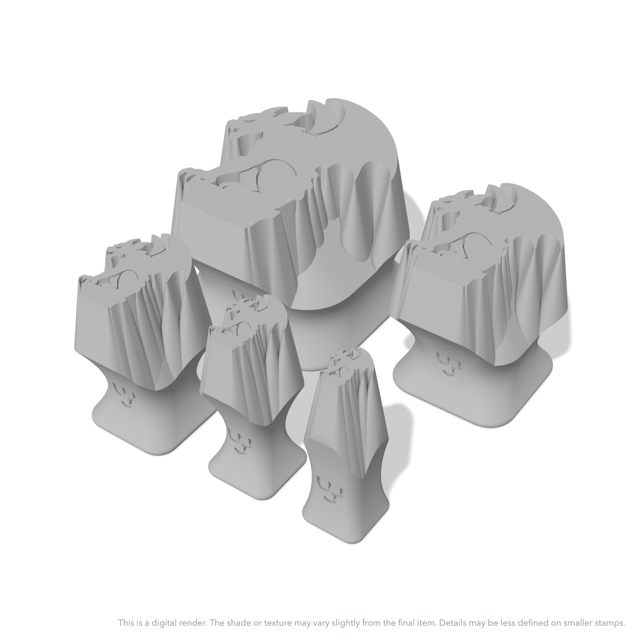 Halloween Gargoyle (Side View) Stamps