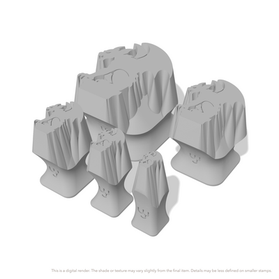 Halloween Gargoyle (Side View) Stamps