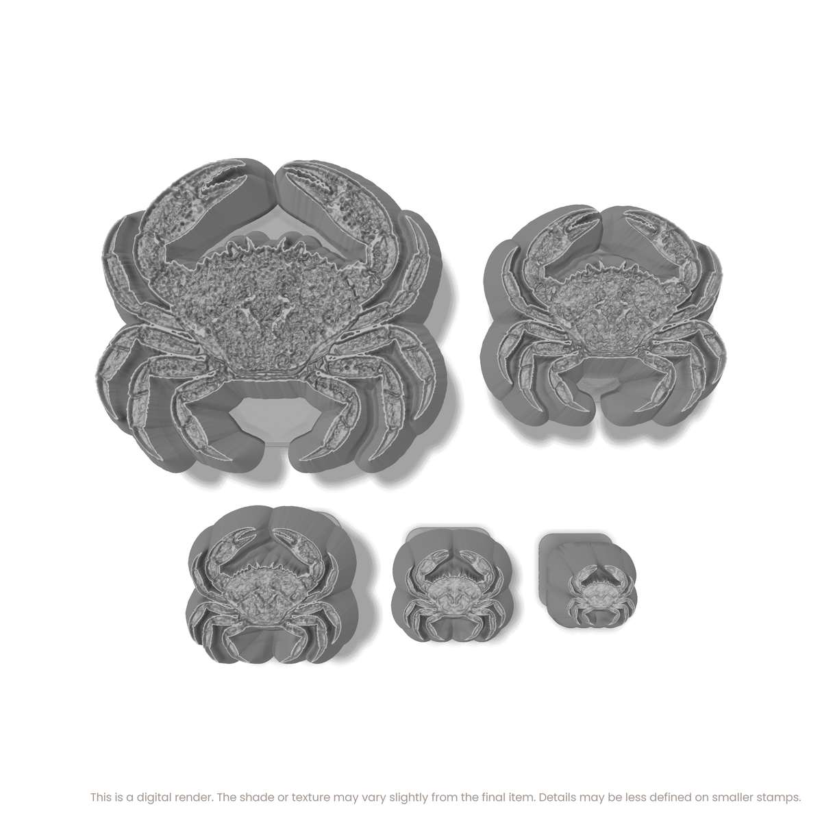 Crab Stamps - Photo Textured