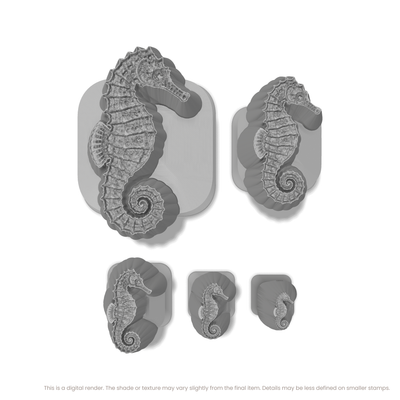 Seahorse Stamps - Photo Textured
