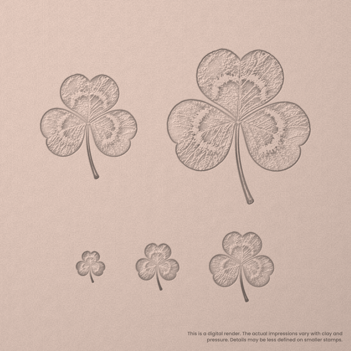 3-Leafed Clover - Photo Textured