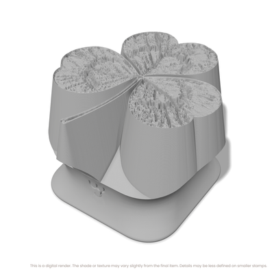 3-Leafed Clover Stamps - Photo Textured
