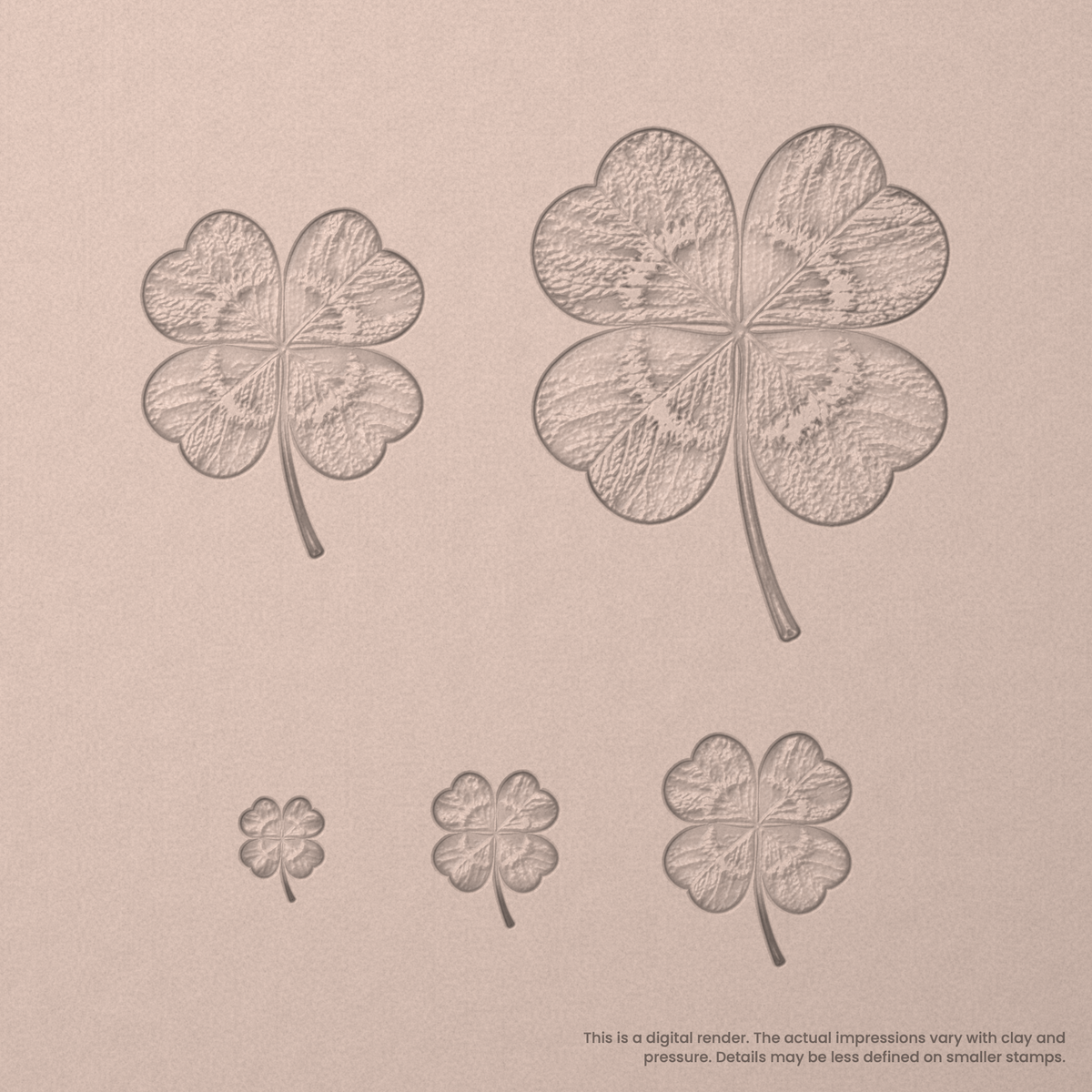 4-Leafed Clover - Photo Textured