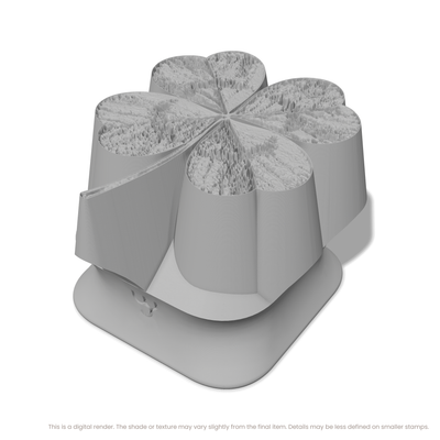 4-Leafed Clover Stamps - Photo Textured