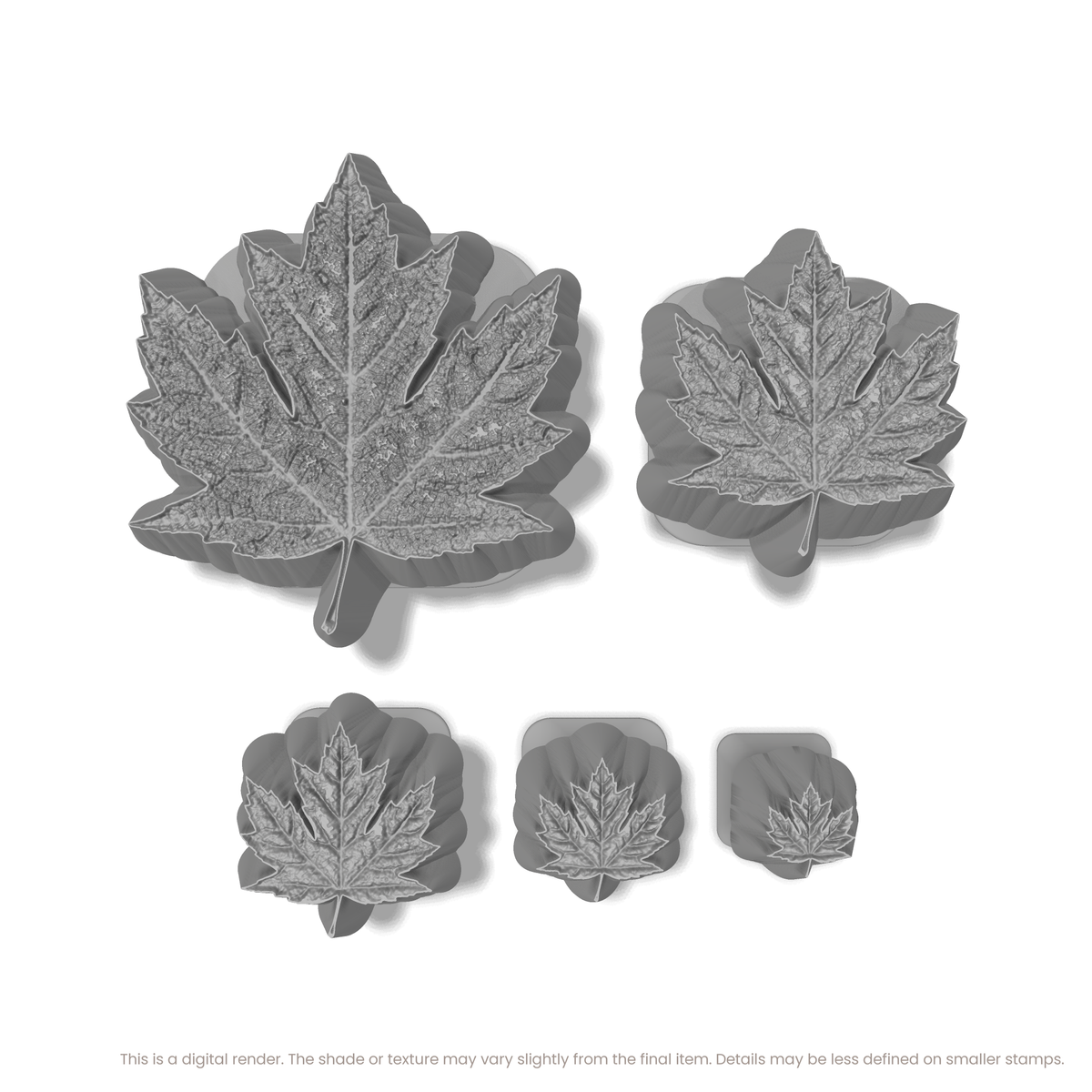 Maple Leaf Stamps - Photo Textured