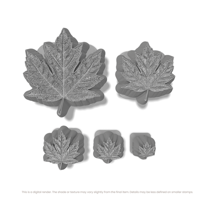 Maple Leaf Stamps - Photo Textured