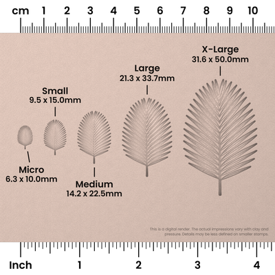 Palm Leaf Stamps - Photo Textured