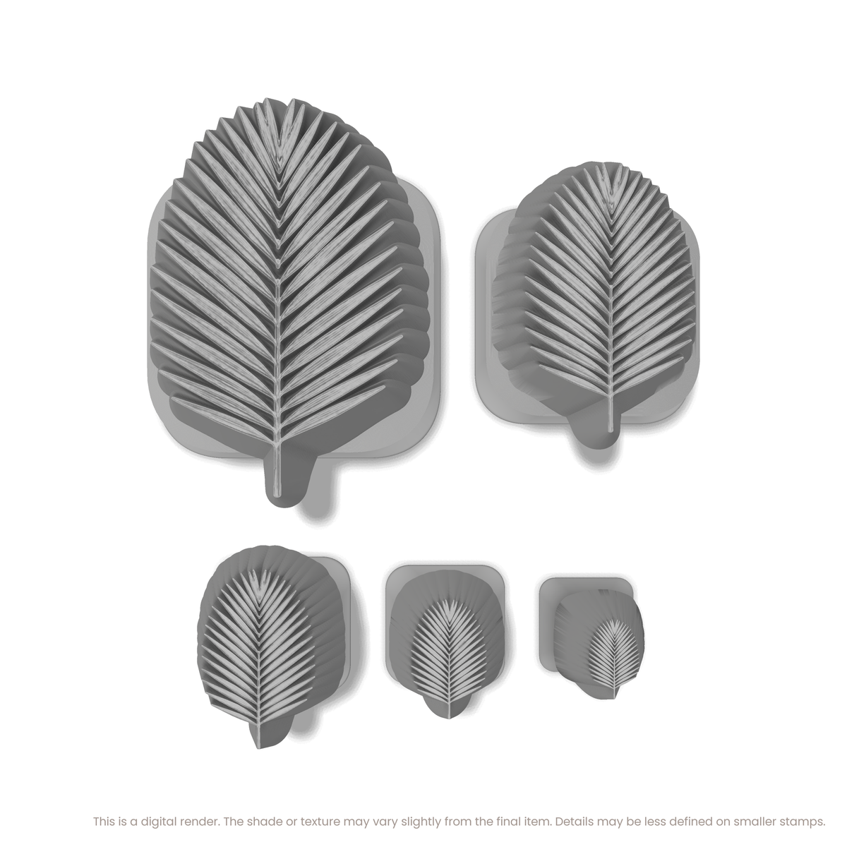 Palm Leaf Stamps - Photo Textured