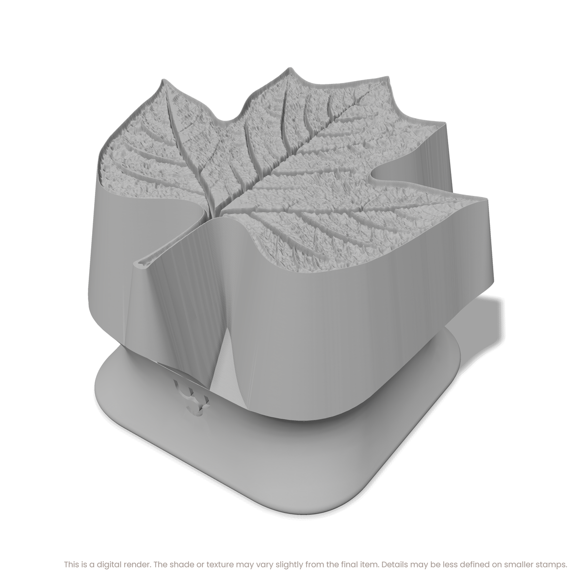 Tulip Tree Leaf Stamps - Photo Textured