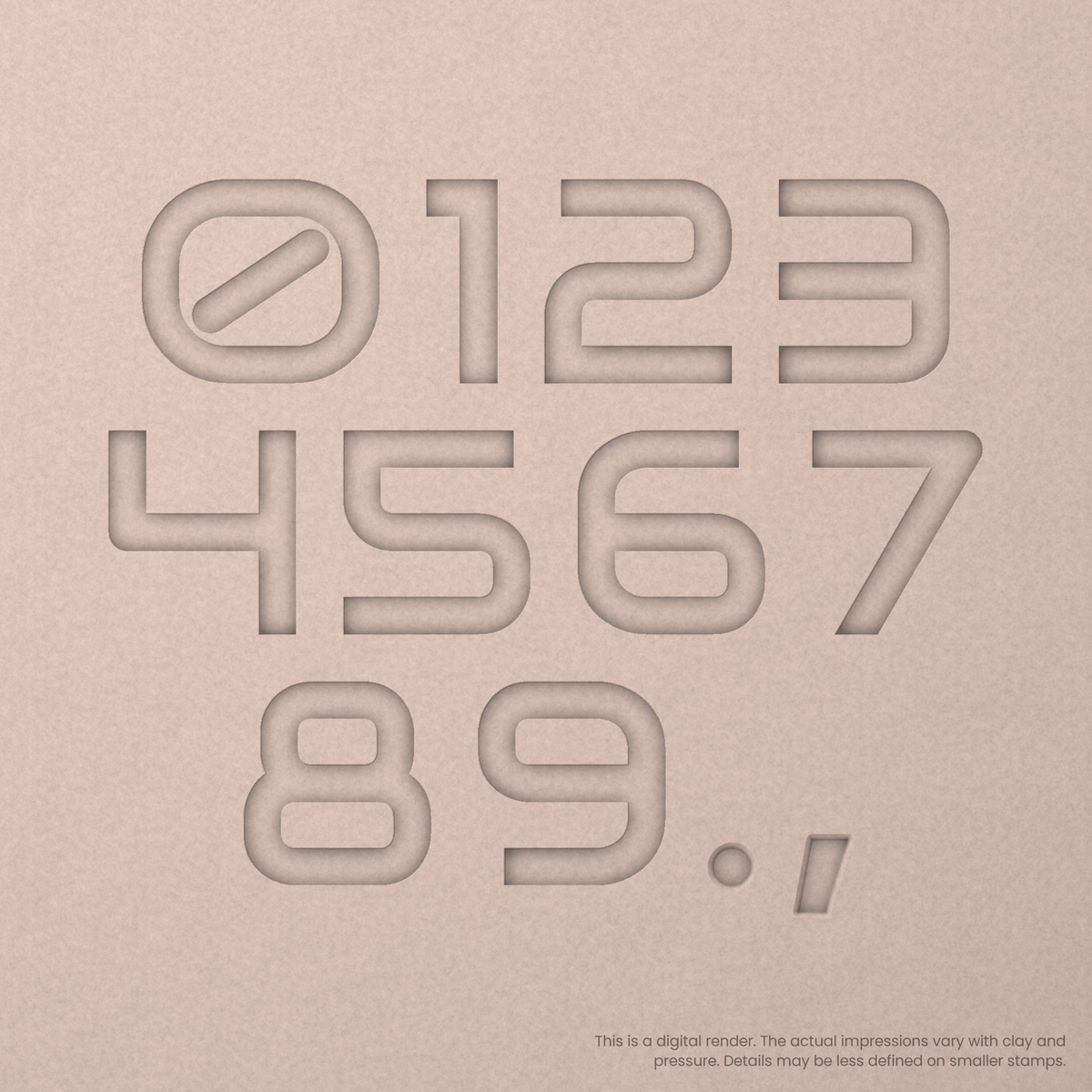 Audiowide | Font Rail Stamp Sets | Letters, Numbers, and Symbols - Ceramind® Tools