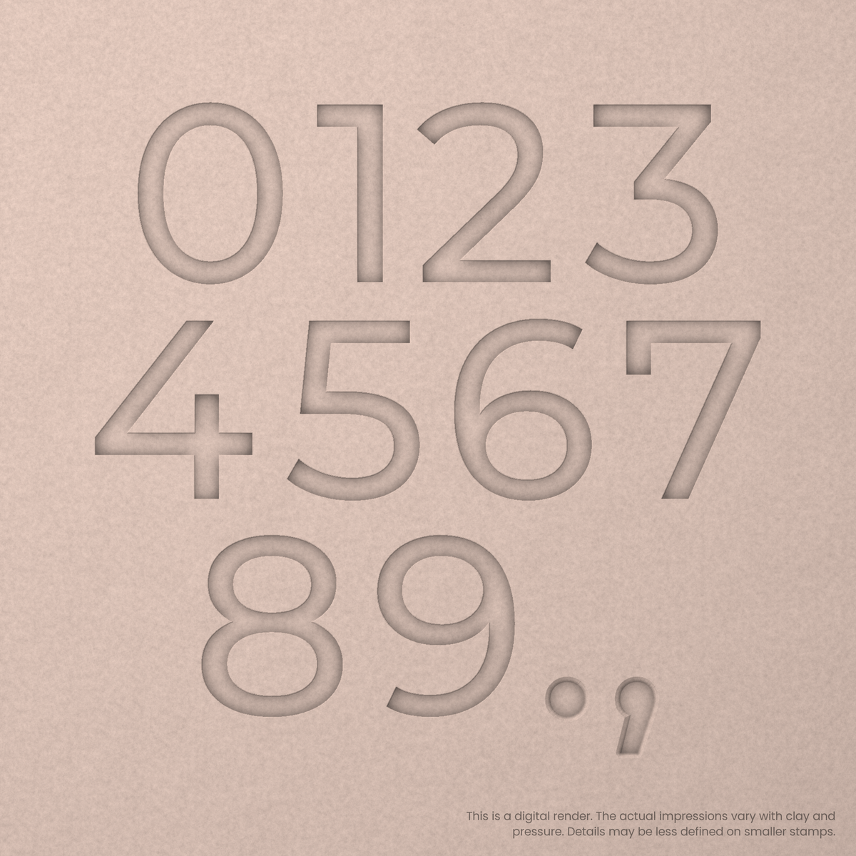 Montserrat | Font Rail Stamp Sets | Letters, Numbers, and Symbols - Ceramind® Tools
